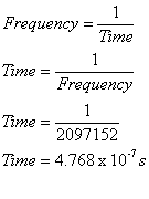 CPU calculation